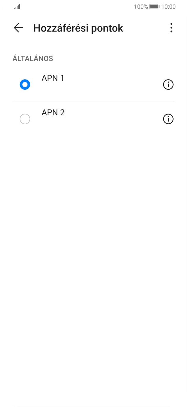 Kattints a kívánt adatkapcsolat melletti mezőre, hogy aktiváld azt. Kattints a kívánt adatkapcsolat melletti mezőre, hogy aktiváld azt.