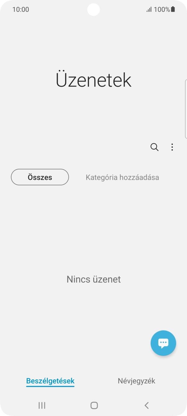 Kattints a menü ikonra.