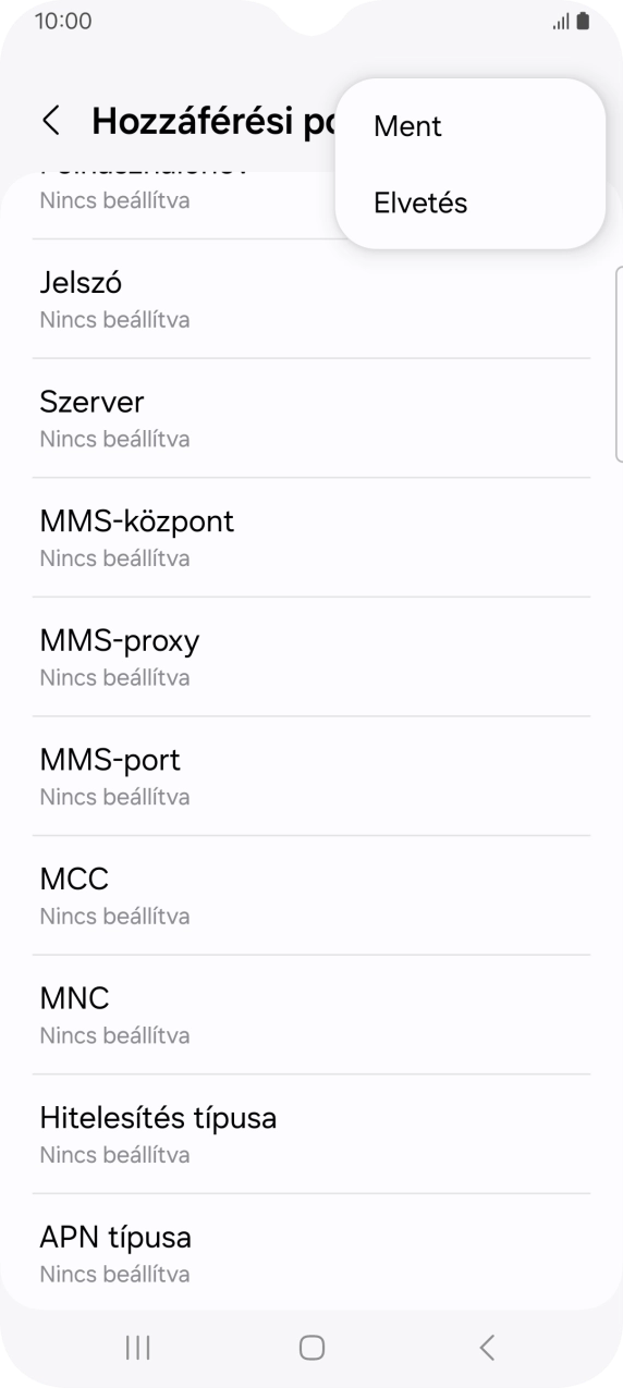 Válaszd a Ment lehetőséget.