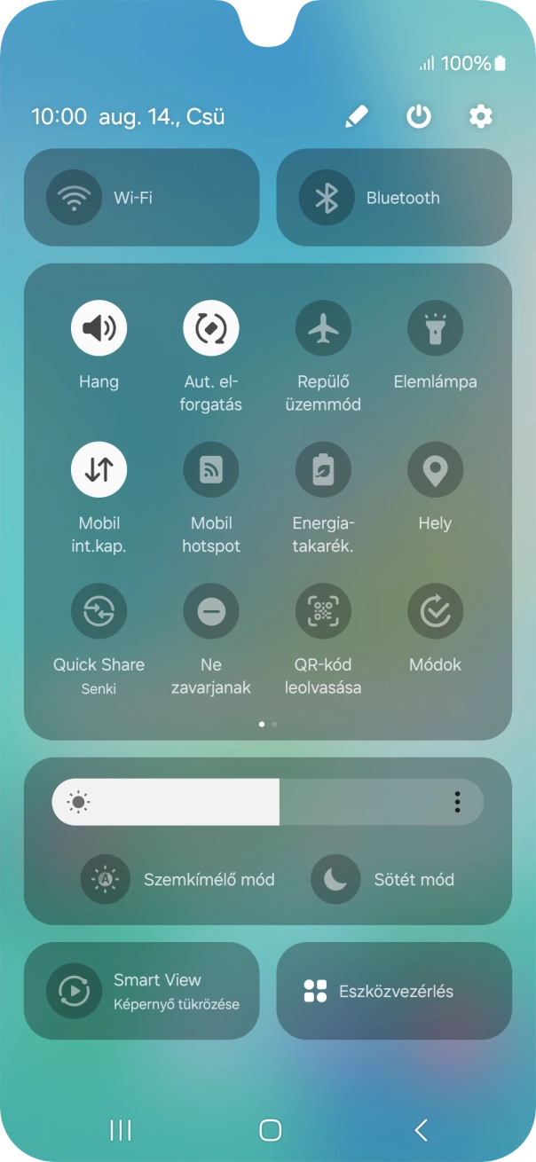 Kattints a beállítások ikonra.