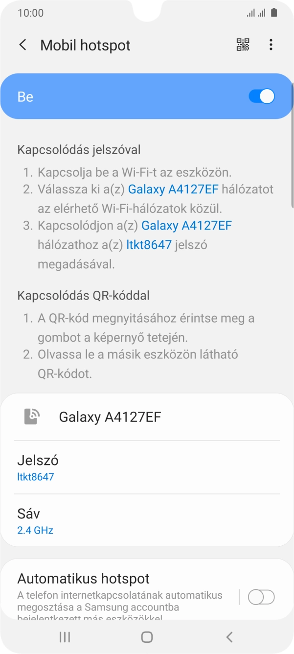 A befejezéshez, és ahhoz, hogy visszatérhess a főképernyőhöz, nyomd meg a főgombot.