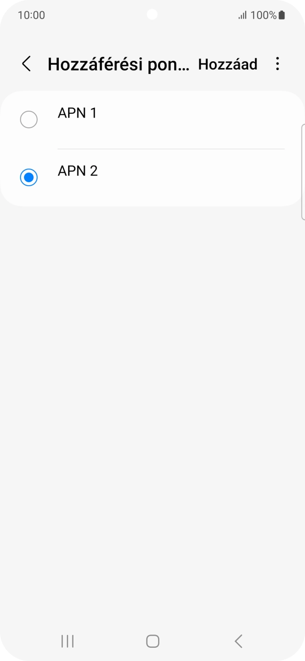 A befejezéshez, és ahhoz, hogy visszatérhess a főképernyőhöz, nyomd meg a főgombot.