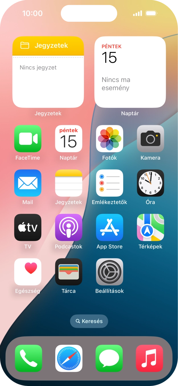 Kattints a telefon ikonra.