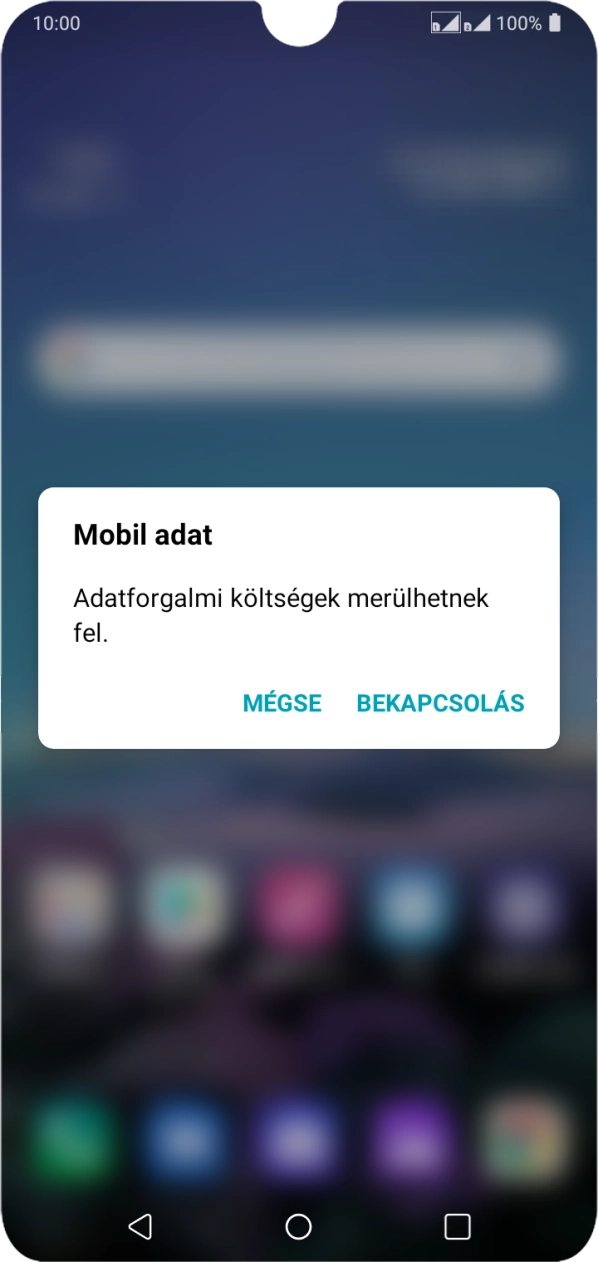 Ha bekapcsolod a funkciót, válaszd a BEKAPCSOLÁS lehetőséget.