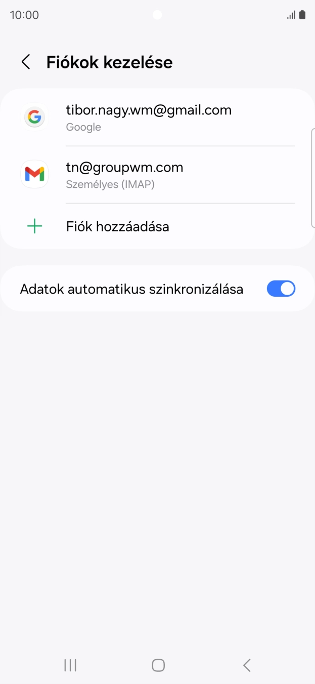 A befejezéshez, és ahhoz, hogy visszatérhess a főképernyőhöz, nyomd meg a főgombot.