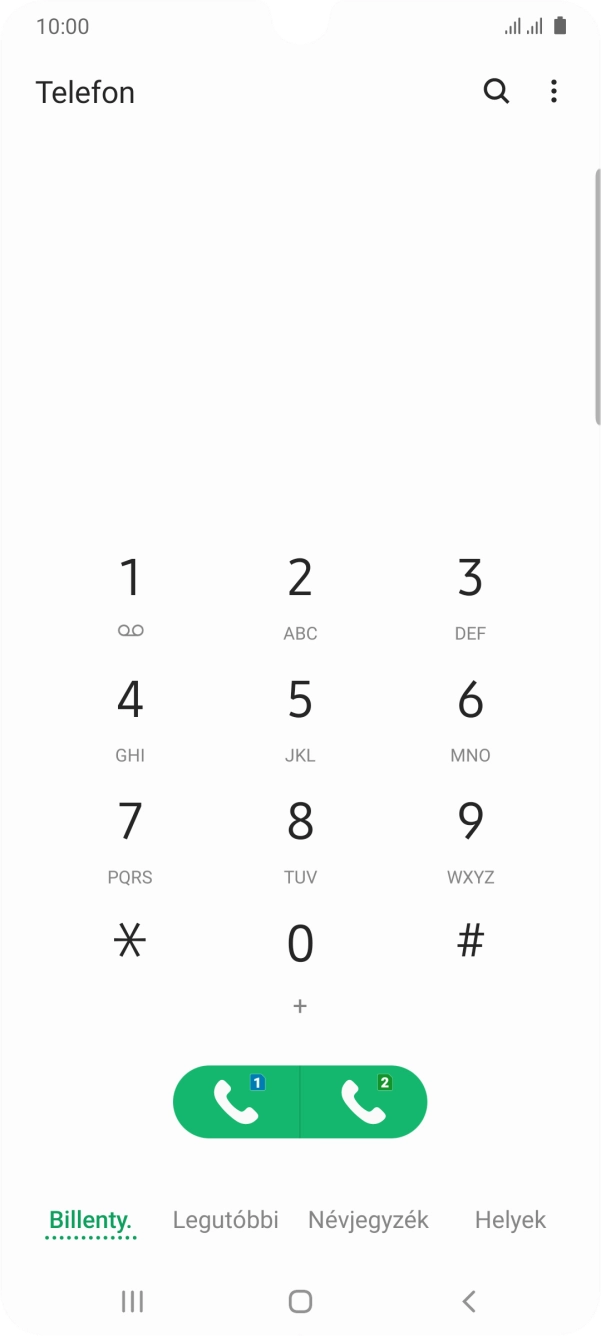 Kattints a menü ikonra. Kattints a menü ikonra.