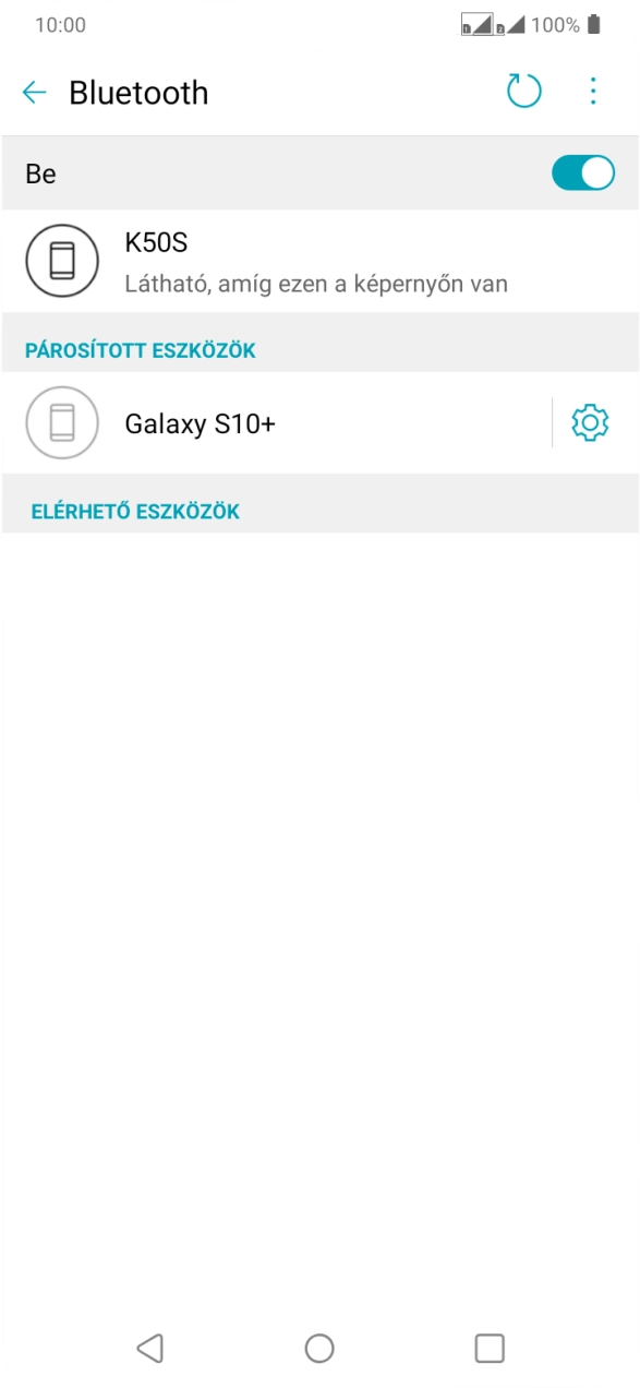 A befejezéshez, és ahhoz, hogy visszatérhess a főképernyőhöz, nyomd meg a főgombot.