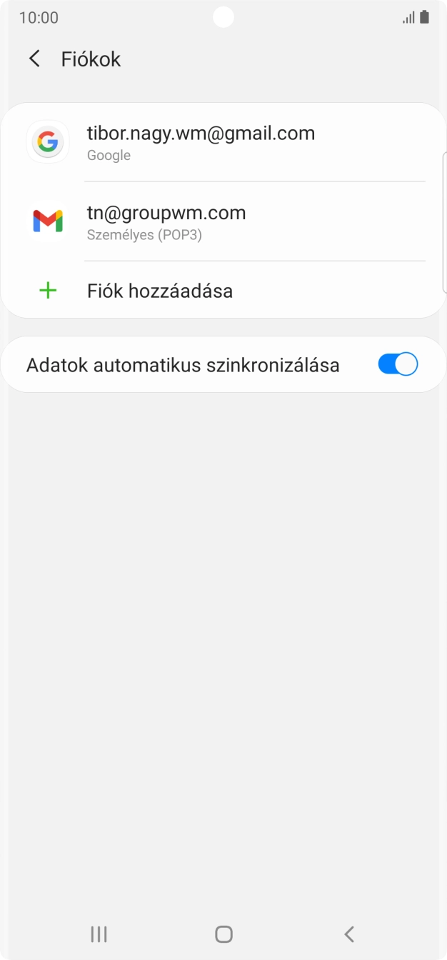 A befejezéshez, és ahhoz, hogy visszatérhess a főképernyőhöz, nyomd meg a főgombot.