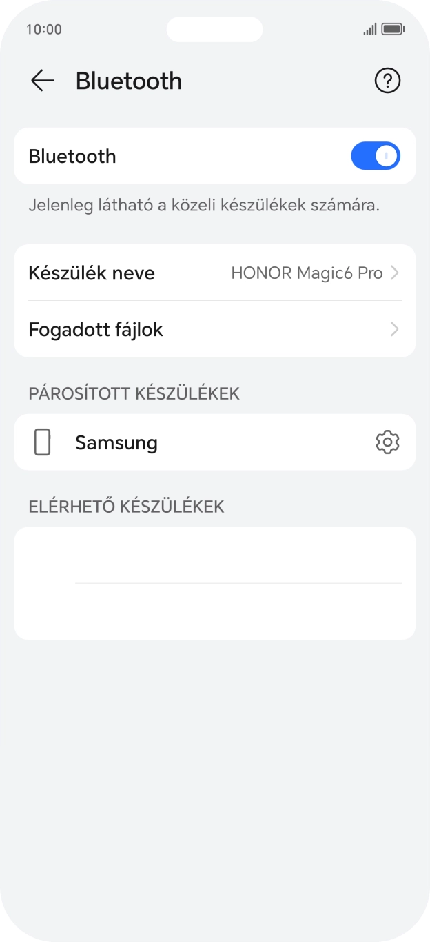 Húzd az ujjad felfelé a kijelző aljáról, hogy visszatérj a kezdőképernyőhöz.