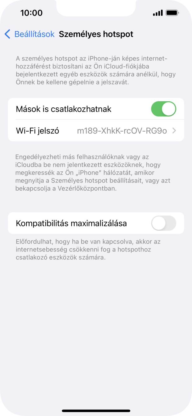 Húzd az ujjad felfelé a kijelző aljáról, hogy visszatérj a kezdőképernyőhöz.