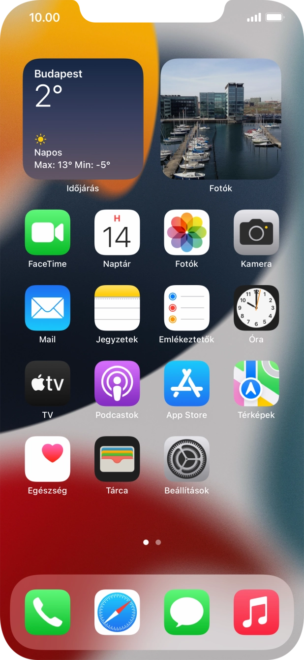 Válaszd a Beállítások lehetőséget.