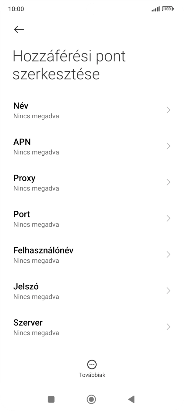 Válaszd a Név lehetőséget.