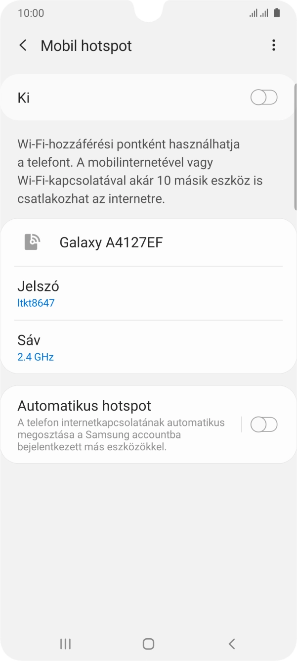 Kattints a menü ikonra.