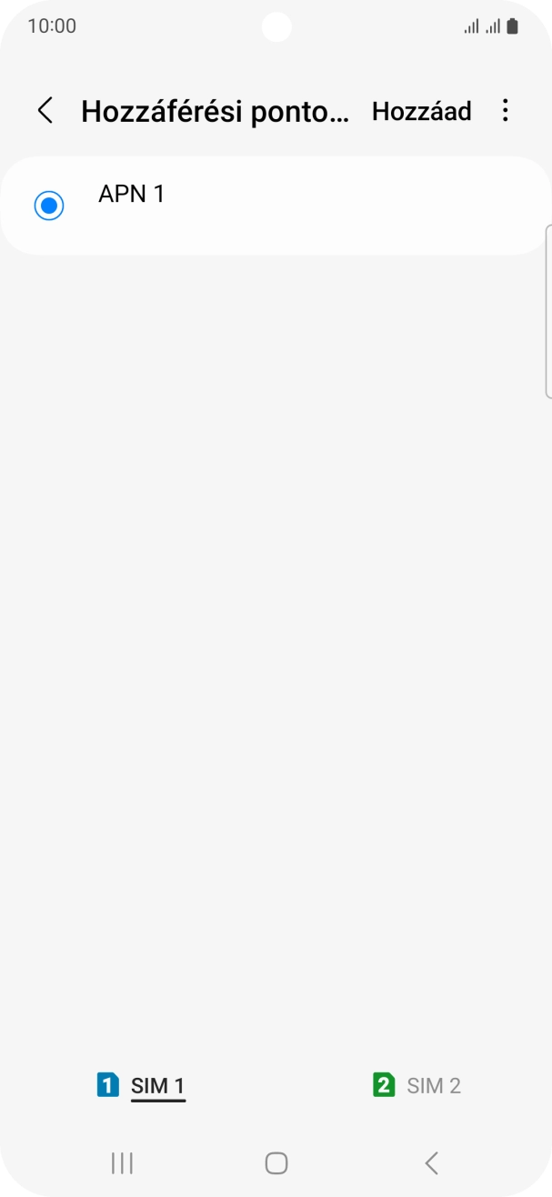 Válaszd a Hozzáad lehetőséget. Válaszd a Hozzáad lehetőséget.