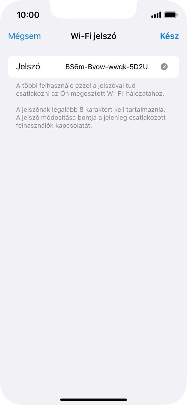 Válaszd a Kész lehetőséget.