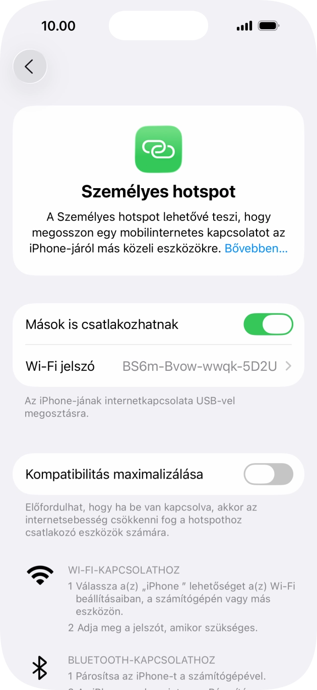 Húzd az ujjad felfelé a kijelző aljáról, hogy visszatérj a kezdőképernyőhöz.