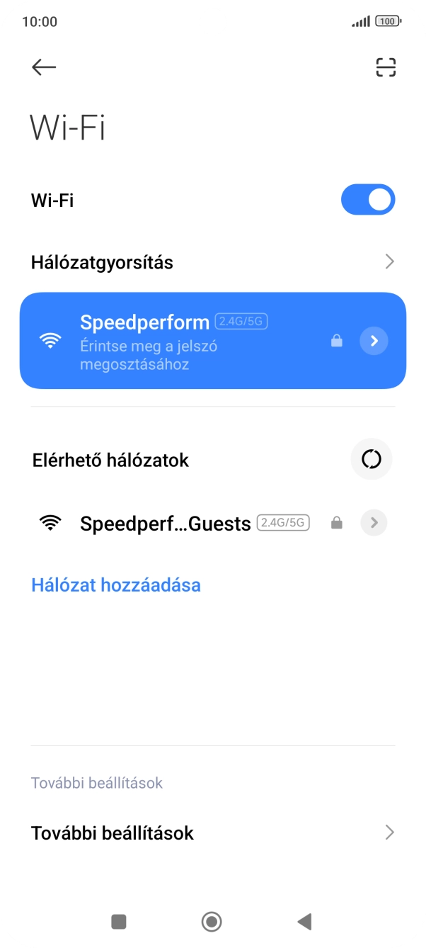 A befejezéshez, és ahhoz, hogy visszatérhess a főképernyőhöz, nyomd meg a főgombot.