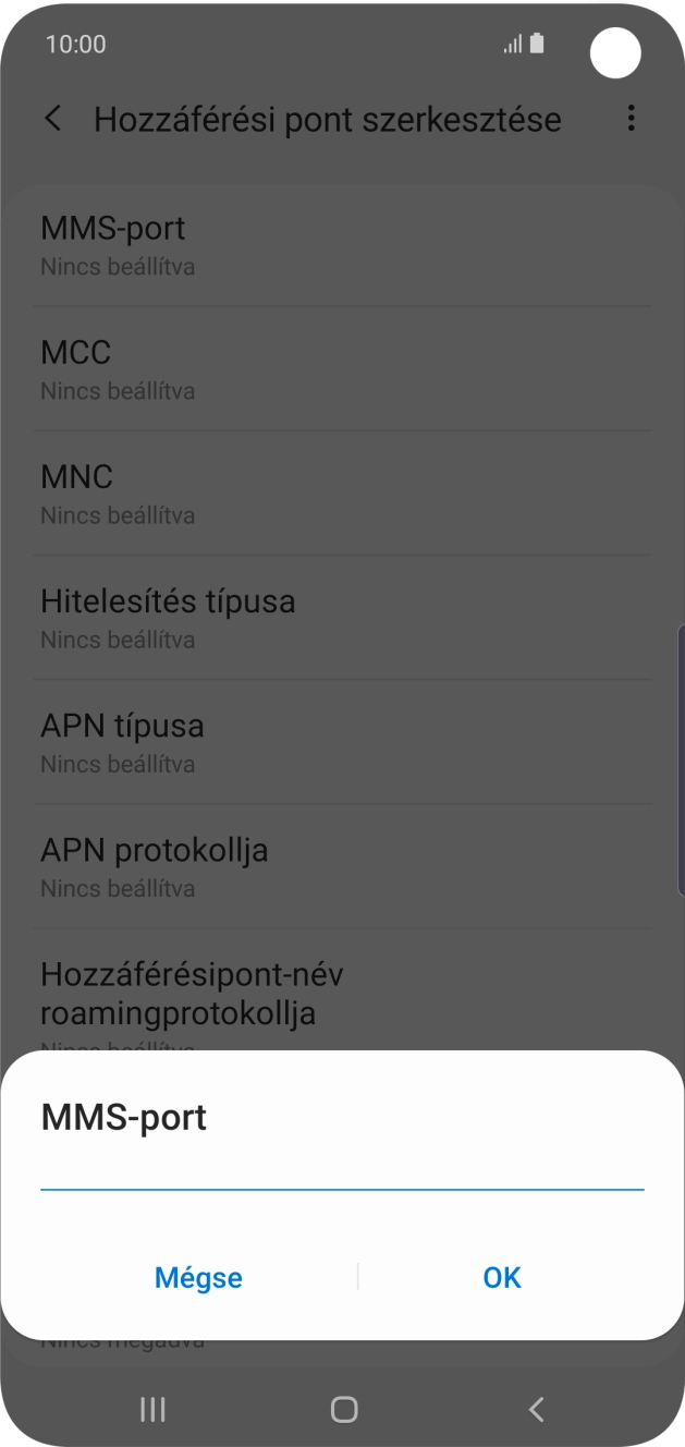 Írd be azt, hogy 8080, és válaszd az OK lehetőséget.