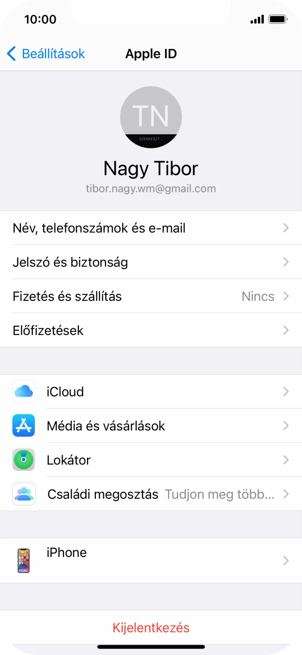 Húzd az ujjad felfelé a kijelző aljáról, hogy visszatérj a kezdőképernyőhöz. Húzd az ujjad felfelé a kijelző aljáról, hogy visszatérj a kezdőképernyőhöz.