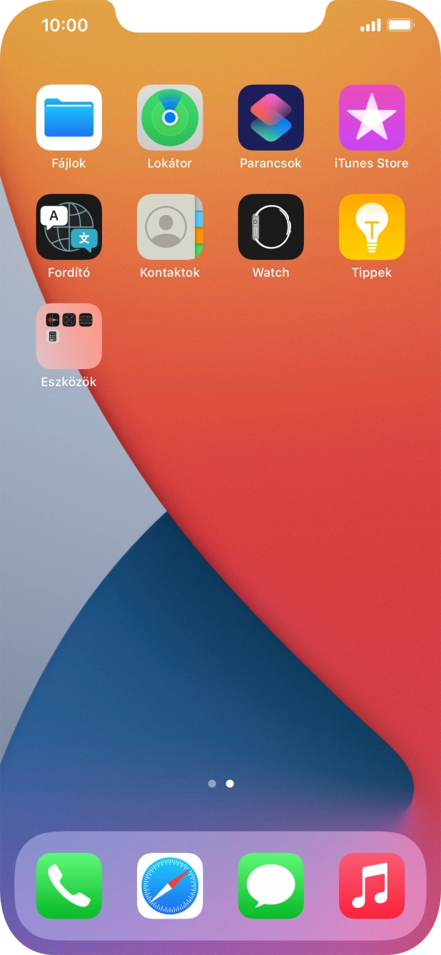 Válaszd a Kontaktok lehetőséget. Válaszd a Kontaktok lehetőséget.