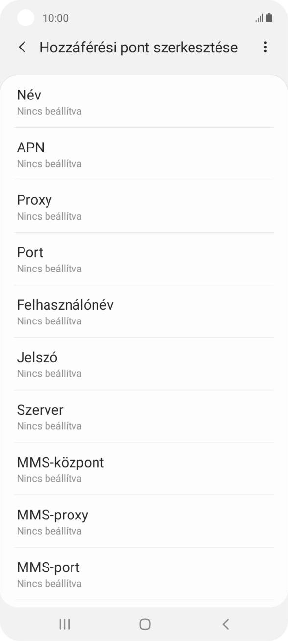 Válaszd a Név lehetőséget.