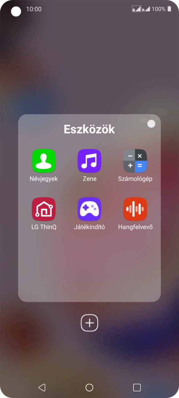 Válaszd a Névjegyek lehetőséget.