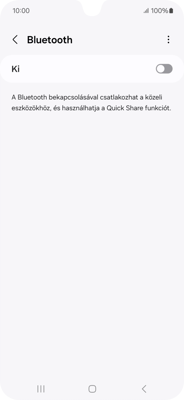 Kattints a csúszkára a funkció bekapcsolásához.