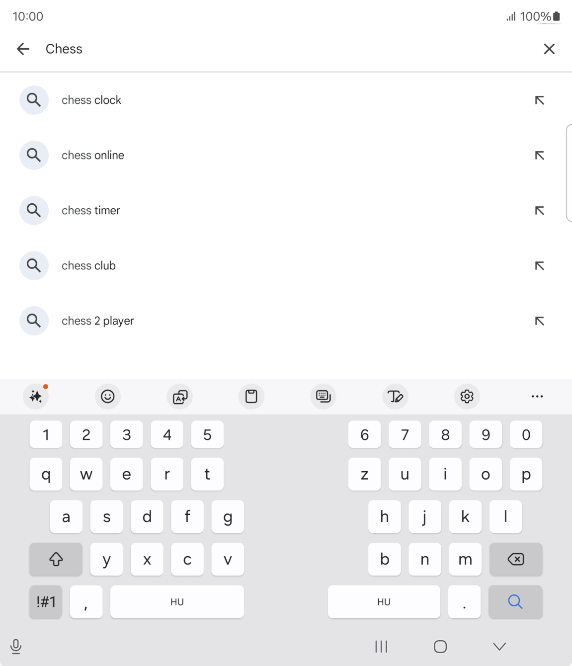 Írd be a keresett alkalmazás nevét vagy kategóriáját, és kattints a keresés ikonra.