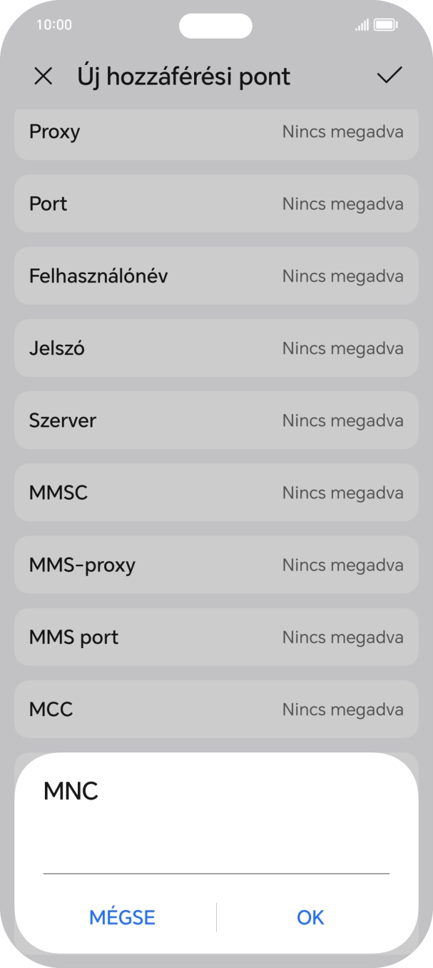 Írd be azt, hogy 70, és válaszd az OK lehetőséget.