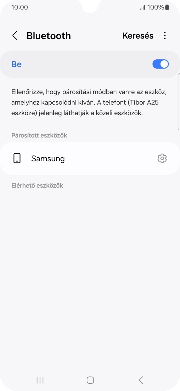 A befejezéshez, és ahhoz, hogy visszatérhess a főképernyőhöz, nyomd meg a főgombot.