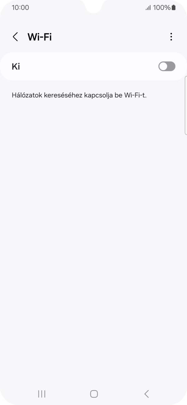 Kattints a csúszkára a funkció bekapcsolásához.