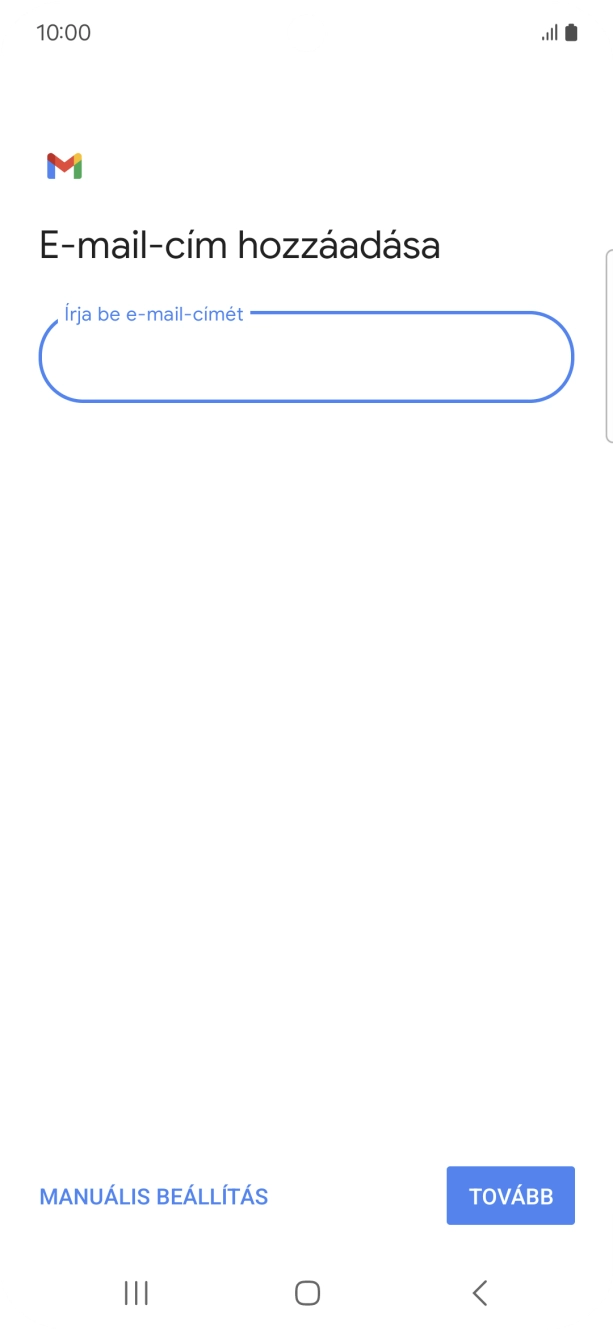 Válaszd a TOVÁBB lehetőséget.