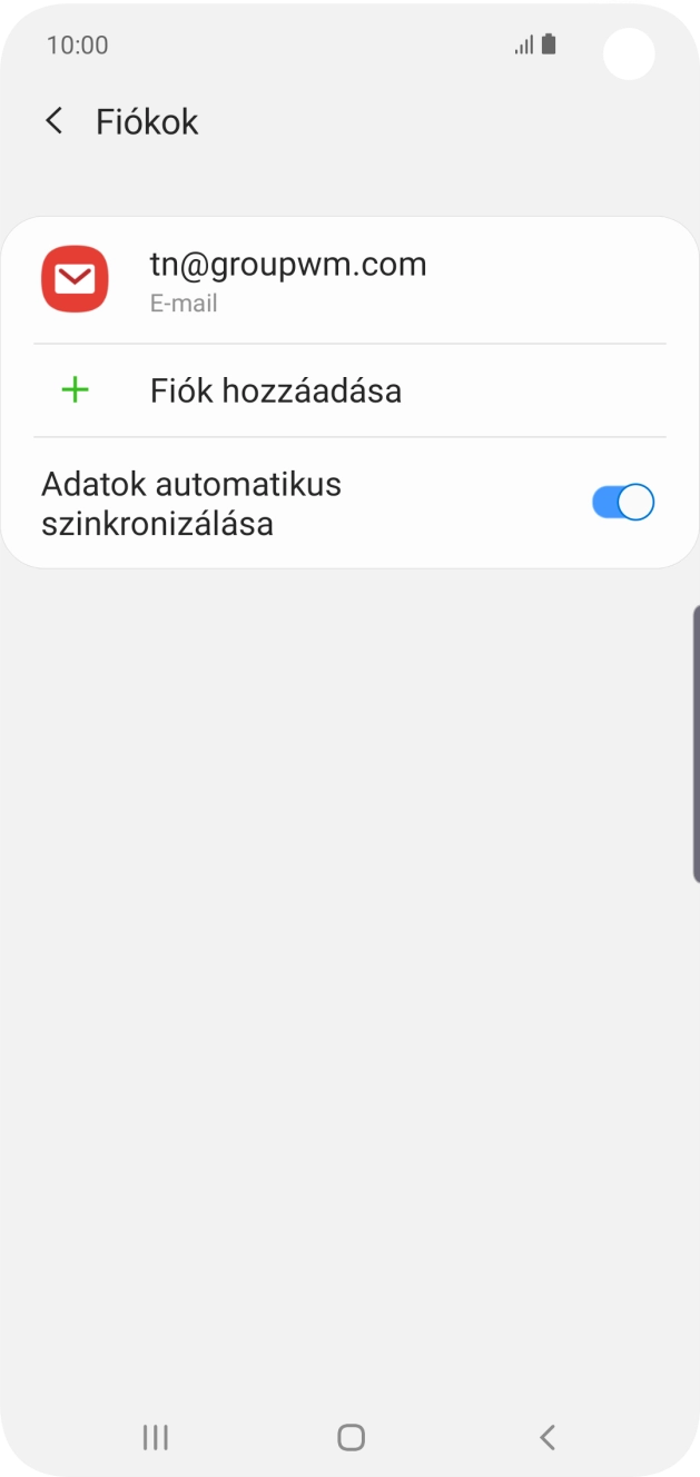 Ahhoz, hogy visszatérhess a főképernyőhöz, nyomd meg a főgombot.