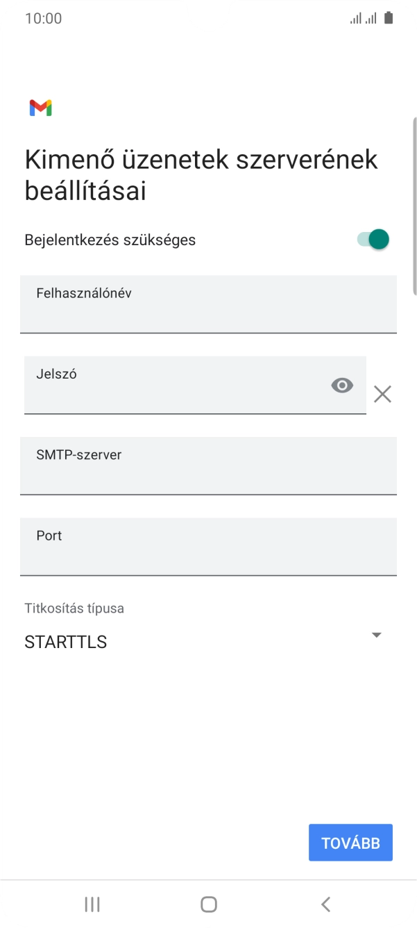 Kattints a „Bejelentkezés szükséges” melletti csúszkára a funkció bekapcsolásához.