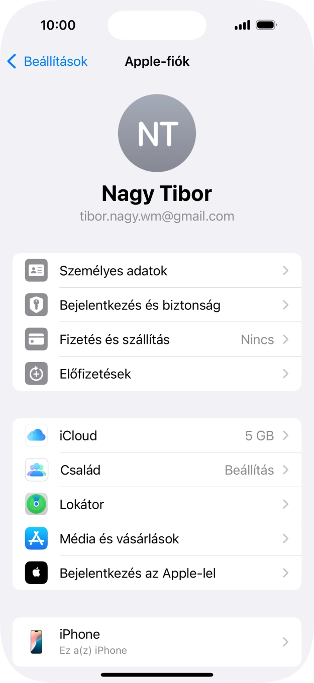 Húzd az ujjad felfelé a kijelző aljáról, hogy visszatérj a kezdőképernyőhöz.