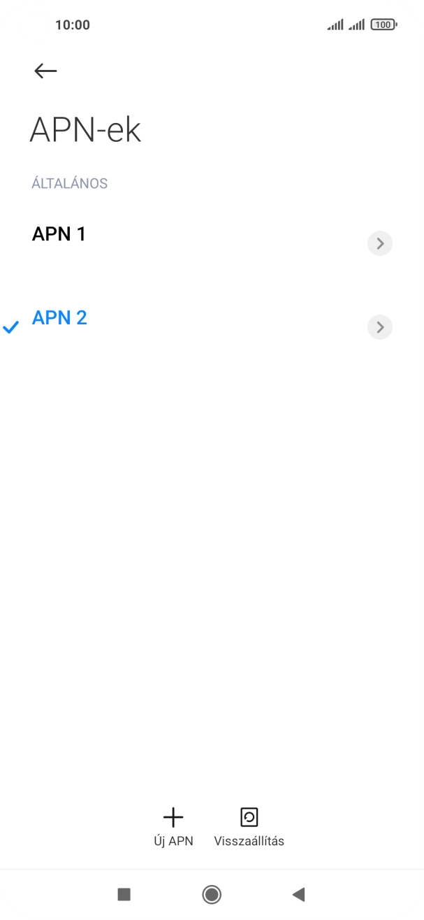 A befejezéshez, és ahhoz, hogy visszatérhess a főképernyőhöz, nyomd meg a főgombot.