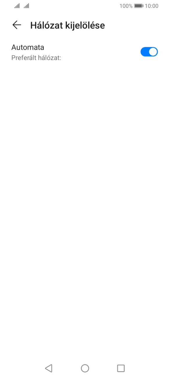 Kattints az „Automata” melletti csúszkára a funkció kikapcsolásához. Kattints az „Automata” melletti csúszkára a funkció kikapcsolásához.