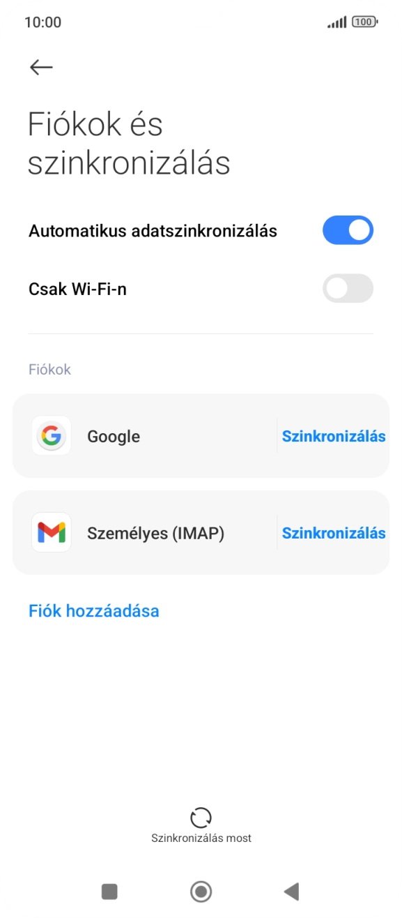 A befejezéshez, és ahhoz, hogy visszatérhess a főképernyőhöz, nyomd meg a főgombot.