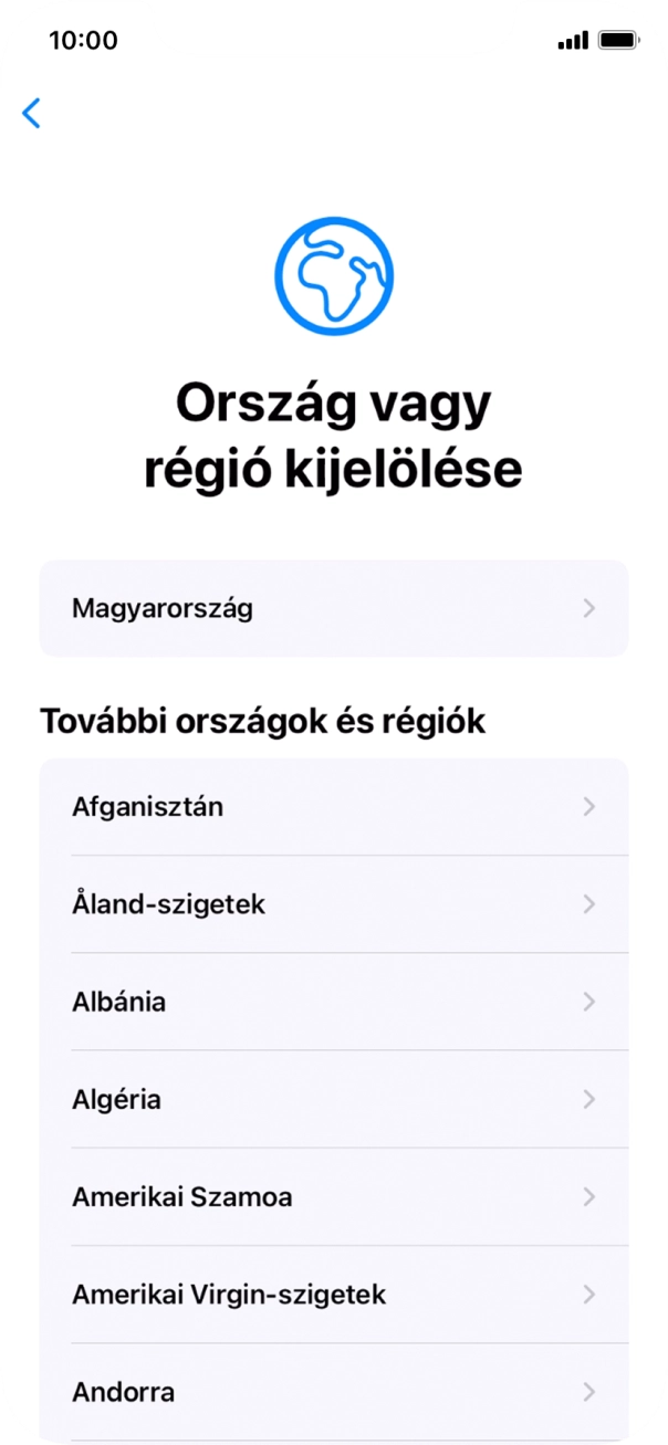 Válaszd ki a kívánt országot vagy régiót. Válaszd ki a kívánt országot vagy régiót.