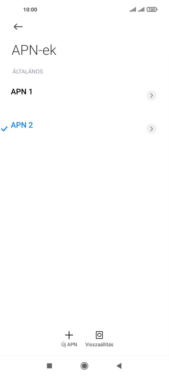 A befejezéshez, és ahhoz, hogy visszatérhess a főképernyőhöz, nyomd meg a főgombot.