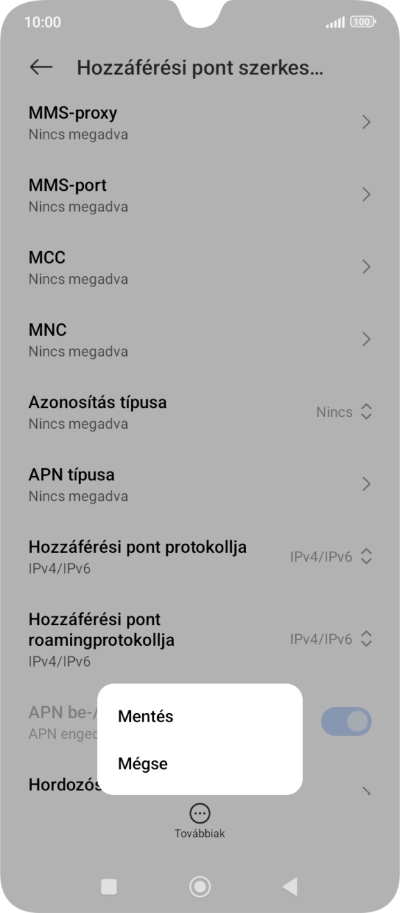 Válaszd a Mentés lehetőséget.