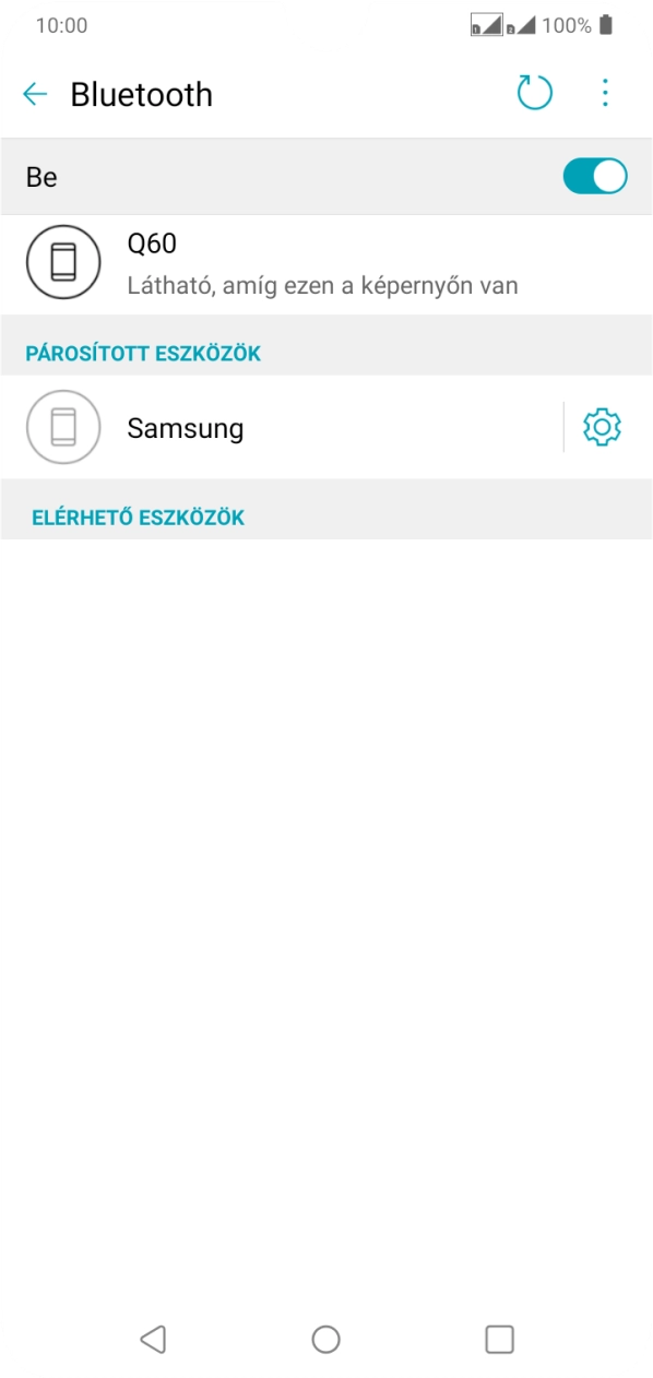 A befejezéshez, és ahhoz, hogy visszatérhess a főképernyőhöz, nyomd meg a főgombot.