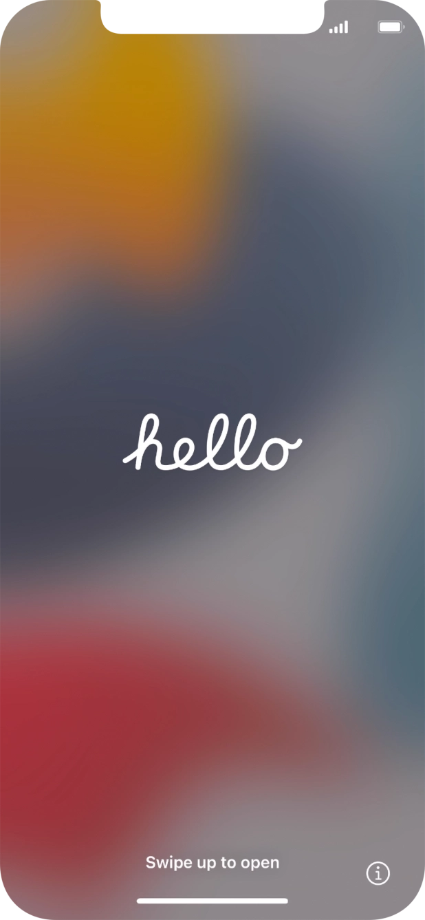 Húzd az ujjad felfelé a kijelző aljáról. Húzd az ujjad felfelé a kijelző aljáról.