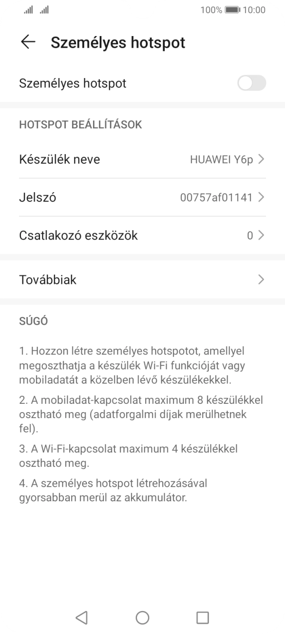 Válaszd a Készülék neve lehetőséget. Válaszd a Készülék neve lehetőséget.