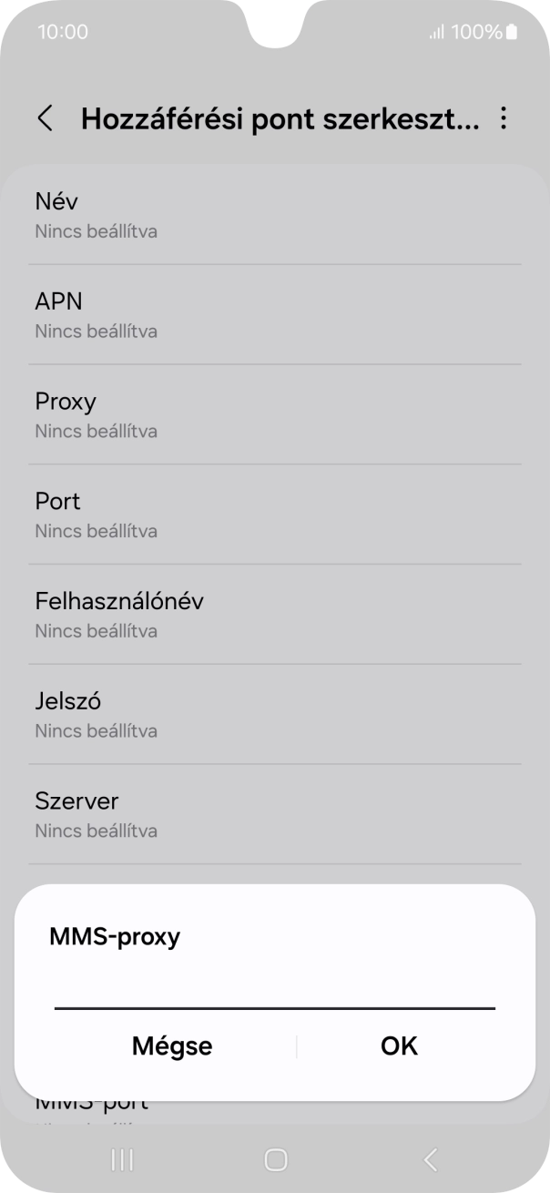 Írd be azt, hogy 80.244.097.002, és válaszd az OK lehetőséget.