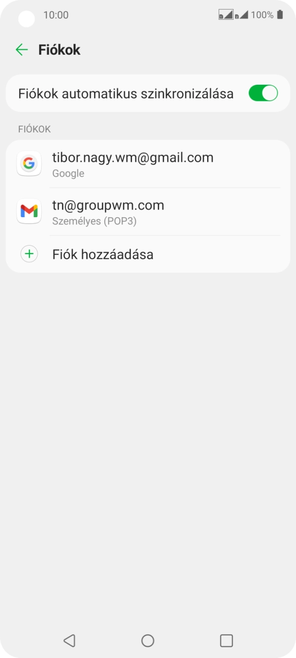 A befejezéshez, és ahhoz, hogy visszatérhess a főképernyőhöz, nyomd meg a főgombot.