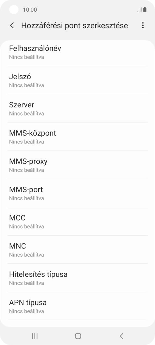 Válaszd az MCC lehetőséget.
