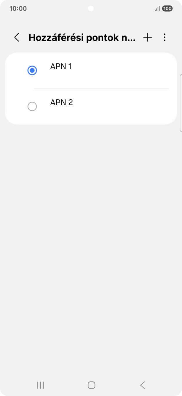 Kattints a kívánt adatkapcsolat melletti mezőre, hogy aktiváld azt.