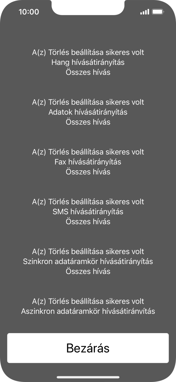 Válaszd a Bezárás lehetőséget.