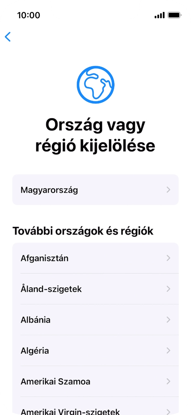 Válaszd ki a kívánt országot vagy régiót. Válaszd ki a kívánt országot vagy régiót.